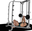Barbell Press - Smith Floor Reverse Close Grip